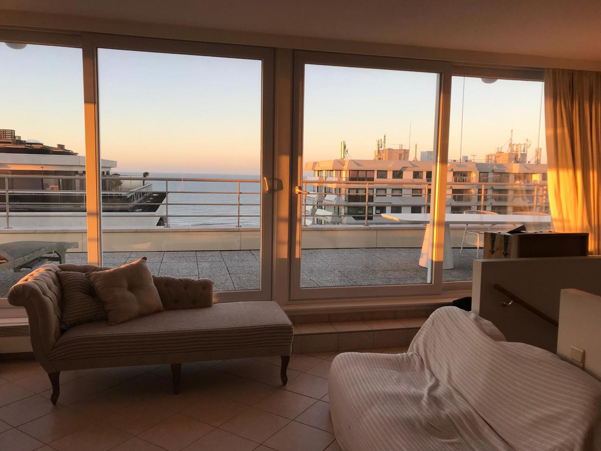 Duplex Penthouse Super Zeezicht Daire De Panne Dış mekan fotoğraf