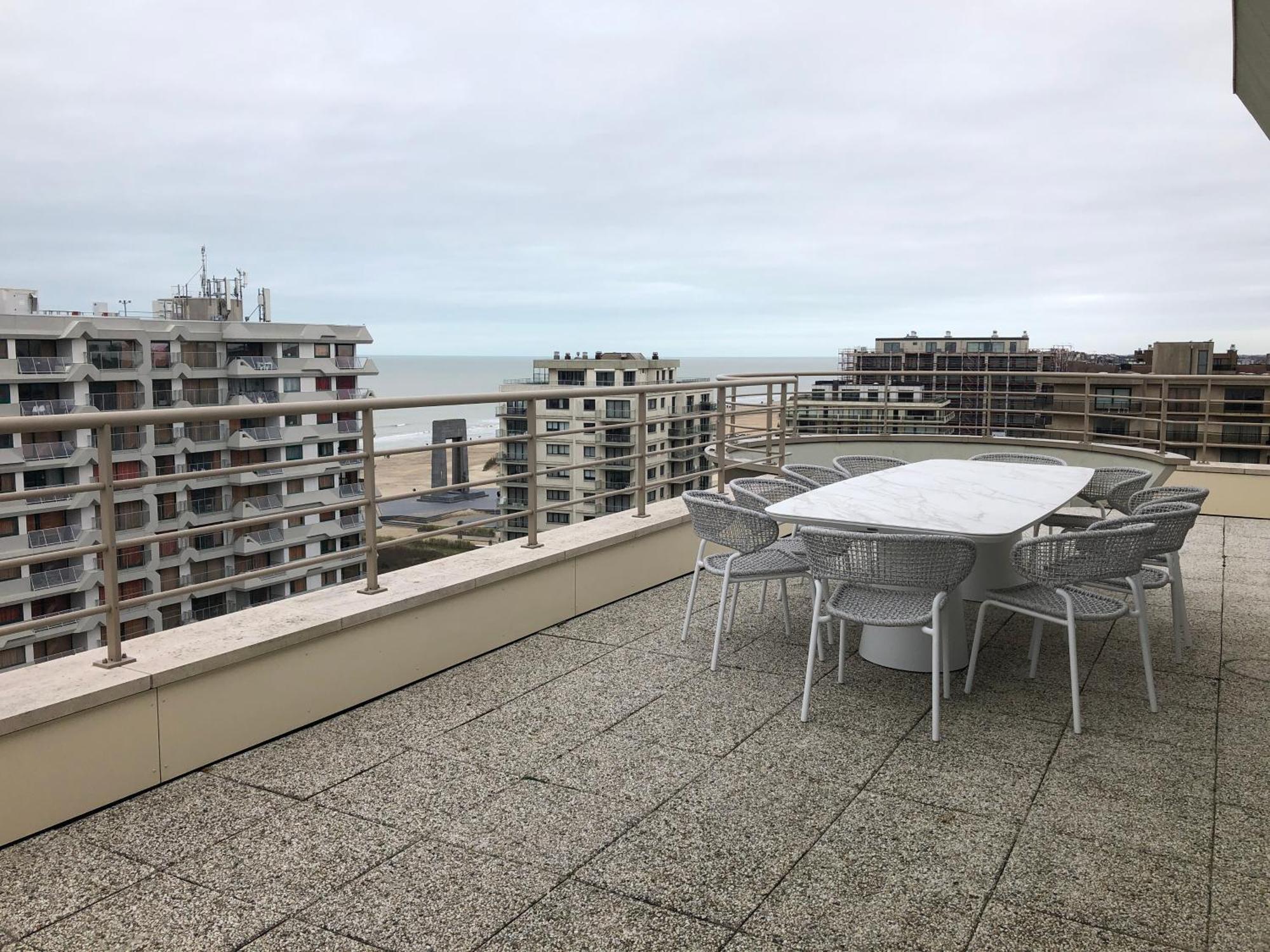 Duplex Penthouse Super Zeezicht Daire De Panne Dış mekan fotoğraf
