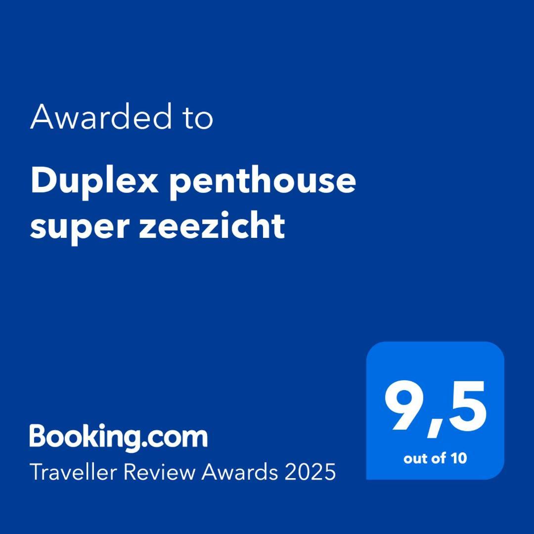 Duplex Penthouse Super Zeezicht Daire De Panne Dış mekan fotoğraf
